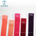 Yugland Wholesale custom 5 different level Fitness latex yoga Stretch loop resistance band set